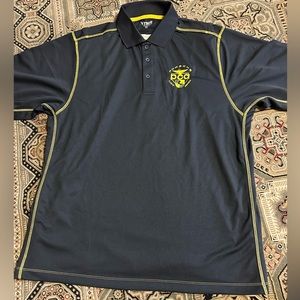 Mens polo T-shirt, short sleeve, Porsche club of America size XL new